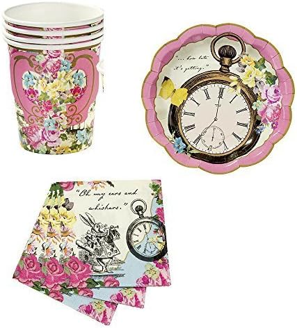Alice In Wonderland Party Kit For 12 by Truly Alice