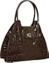 Patent Croco ''Alma'' Tote - Brown, Fuchsia or Red