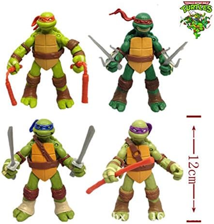 5'' Teenage Mutant Ninja Turtles Classic Collection TMNT Figures Toys 4 Pcs/Set