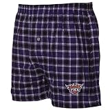 NCAA Phoenix Suns Purple-White Plaid Match-Up Boxer Shorts (Small)