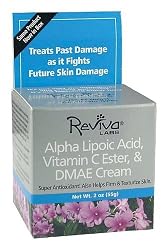 Reviva Alpha Lipoic Acid, Vitamin C Ester, and DMAE Cream 2 oz