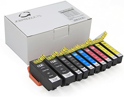 JCB Products Compatible Ink Cartridge Replacement For Epson 273XL (2x Black, Photo Black, Cyan, Magenta, Yellow, 10-Pack) Ink