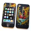Apple iPhone 4 Rubberized Snap-On Protector Hard Case Image Cover "Love is Victory" Design