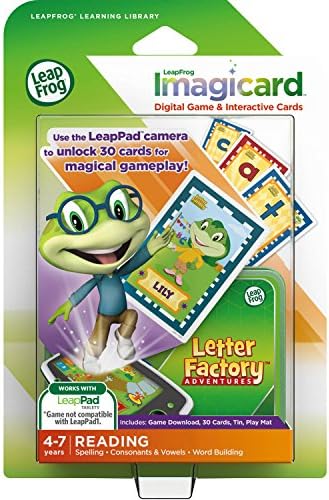 LeapFrog Imagicard Letter Factory Adventures Learning Game