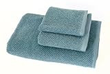 Organic 3-Piece Towel Set, Citadel Blue