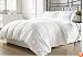 Chezmoi Collection White Goose Down Alternative Comforter, Full/Queen with Corner Tab