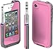 LifeProof FRE iPhone 4/4s Waterproof Case - Retail Packaging - PINK/GREY