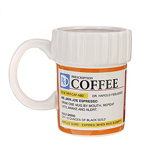 Carrep Funny Coffee Mug - Ceramic Coffee Mug (Medicine Mug)