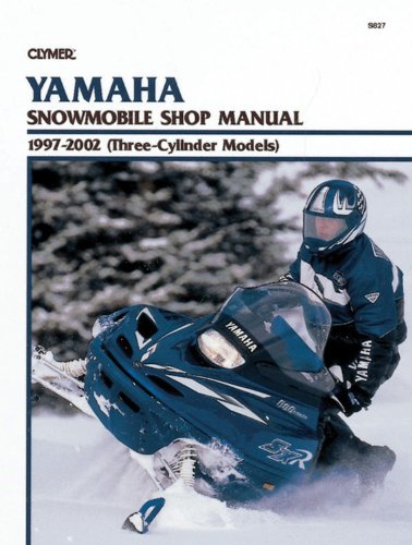 yamaha snowmobile shop manual 1997 2002 three cylinder models clymer snowmobiles