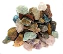 Madagascar Rough Cut Tumbled Raw Stone Mix Fountain Rock One Pound