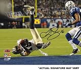 Lance Moore New Orleans Saints SB XLIV Autographed 8x10 Photograph