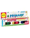 Washable Primary Poster Paints (6)