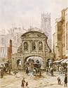 Temple Bar London art print 39x30 cm by Louise Rayner
