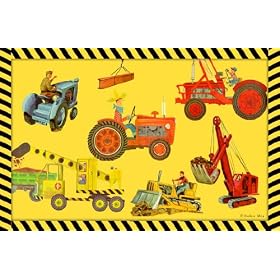 Dolce Mia Construction Trucks Placemat by Dolce Mia Designs