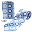 Microfiber X-Long Tie, Hanky, and Cufflink Set
