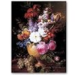 Vase de Fleurs - Box Set of 12 Greeting Cards and Patterned Envelopes