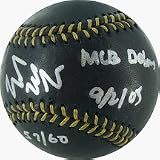 Hong-Chih Kuo Autographed Black Leather Limited Edition Baseball with MLB Debut 9/2/05 Inscriptio
