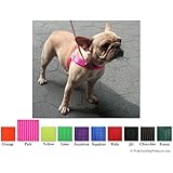 No-Choke No-Pull Front-Leading Dog Harnesses, Sport Edition, 25-65 lbs, Bright Pink