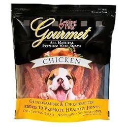 Loving Pets All Natural Premium Chicken Breast Strips with Glucosamine & Chondroitin Dog Treats, 1 Pound