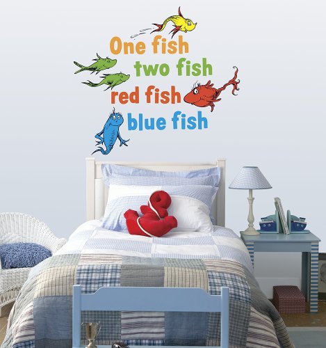Graphique Home Decal, Dr. Seuss One Fish Two Fish