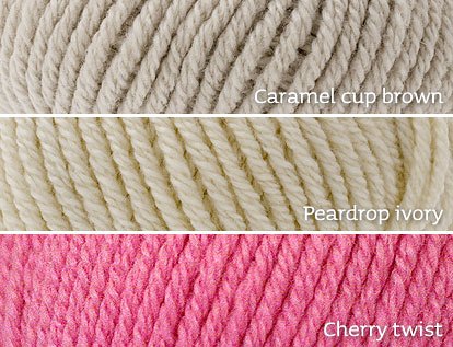 Childrens Toyshop  Toys : Kokobino - Knit Your Own - Cashmere Mouse Toy, Knitting Kit : Caramel Cup 12-48m CAS1063