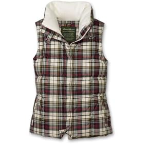 Plaid Yukon Classic Down Vest by Eddie Bauer