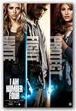 I Am Number 4 Movie Poster - Characters (Alex Pettyfer Dianna Agron Teresa Palmer) Art Print Poster