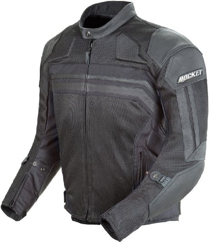 Joe Rocket Reactor 3.0 Men's Motorcycle Jacket - Black/Black - SM On Sale