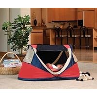 Kidco PeaPod Plus Indoor/Outdoor Travel Bed, Red