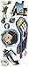 RoomMates RMK3021GM Miles from Tomorrowland Peel & Stick Giant Wall Decals, 33