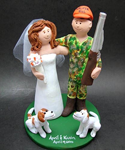 Hunter's Wedding Cake Topper - Made to Order