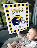 University of Michigan Wolverines Car Window Sun Shade