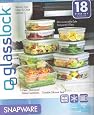Snapware 18pc Glasslock Tempered Glass Storage Containers 18piece Set with Lids