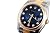 Rolex Mens 2 Tone Datejust Blue Dial Oyster Band from Rolex