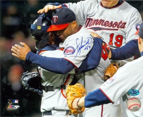 Francisco Liriano Autographed/Hand Signed 8x10 Photo (Minnesota Twins) NO HITTER Image 1