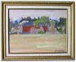 Marsh's Oriental Shop Monterey, Original Landscape Oil Painting on Canvas Board By Carmel Artist Victor Di Gesu (1914-1988) - Framed Artwork