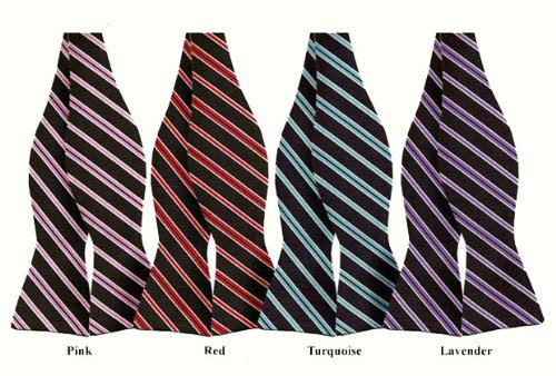 Stripe Tie Yourself Bowties #4703