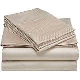 Pinzon 400-Thread-Count Egyptian Cotton Pleated Hem Sheet Set