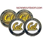 (4) Cal Berkeley Golden Bears Golf Ball Markers