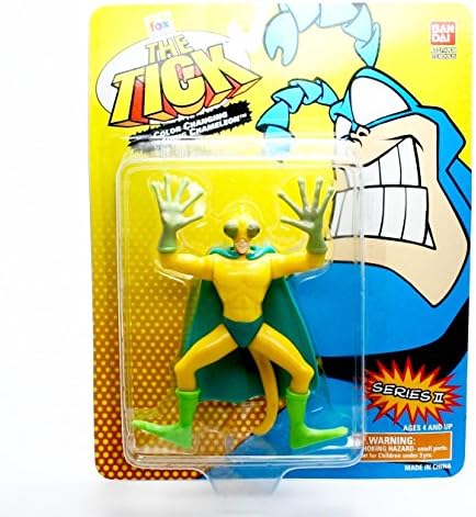 COLOR CHANGING CRUSADING CHAMELEON Good Doers from THE TICK 1995 Bandai 5 Inch Series 2 Collectible Action Figure