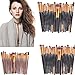 Lookatool® 20 pcs/set Makeup Brush Set tools Make-up Toiletry Kit Wool Make Up Brush Set (Gold)