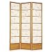 Kitchen & Housewares : Leaf-Embossed Shoji Screen Room Divider