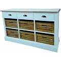 Anrichte Buffet Sideboard wei� braun massiv Landhaus