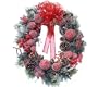 22" Iced Berry & Apple Wreath