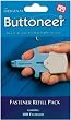 THE ORIGINAL BUTTONEER FASTENING SYSTEM REFILL PACK-100/PKG