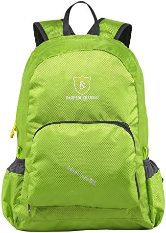 DAOFENG Ultra Lightweight Waterproof Packable Backpack Hiking Daypack ,Handy Foldable Camping Outdoor Backpack (Green)