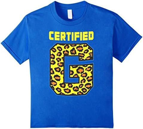 Kids Certified G Shirt 6 Royal Blue