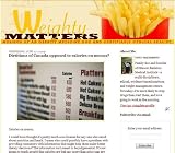 Weighty Matters