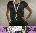 Ed Hardy Designs Lanyard Key Chain - Geisha