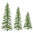 Tinsel Alpine Tree Set - Green